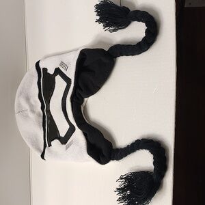 Star Wars Storm Trooper White Black Beanie Hat